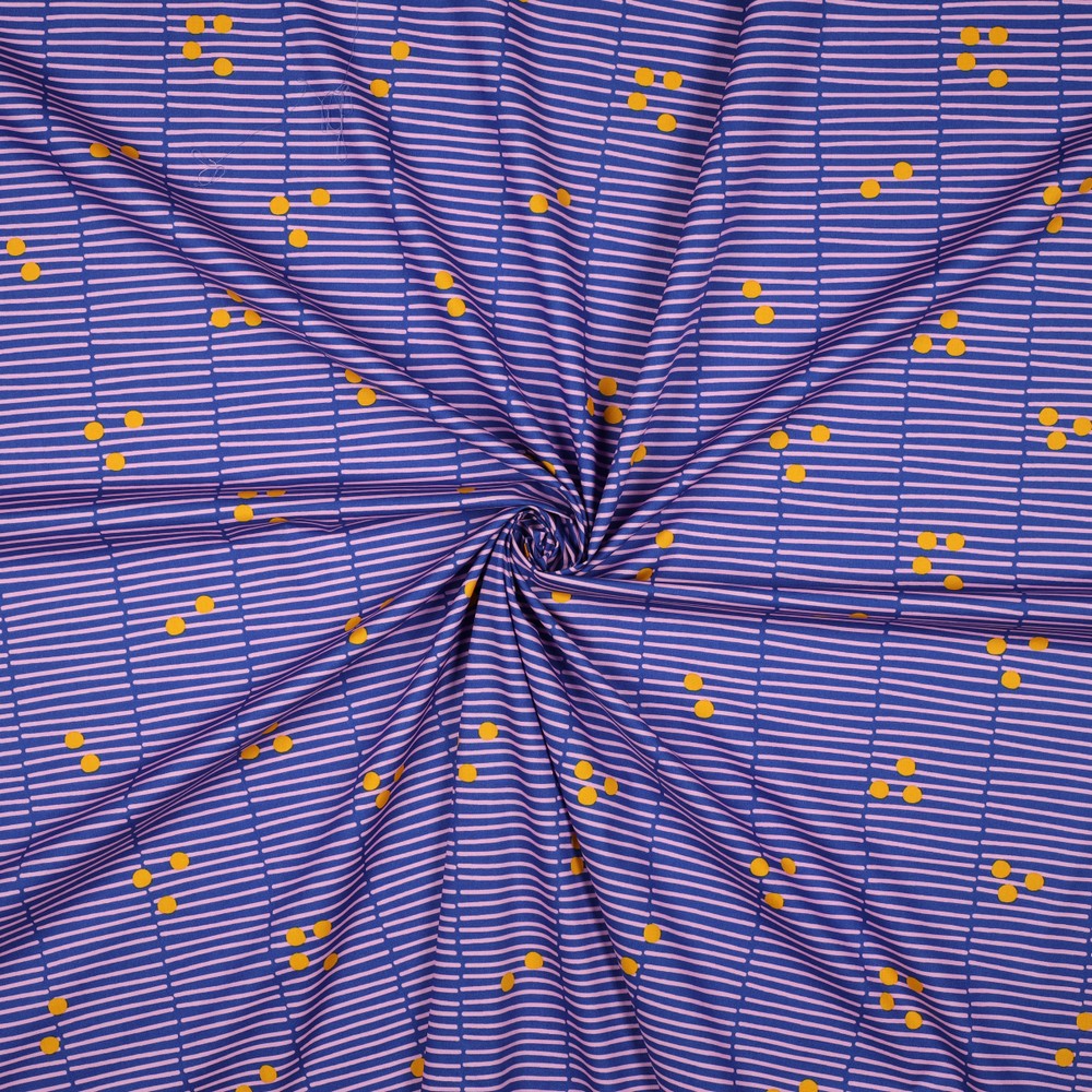 Fine Popelin Broken Stripe