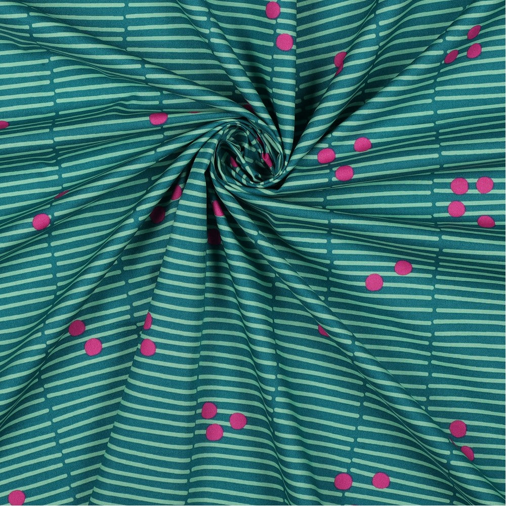 Fine Popelin Broken Stripe