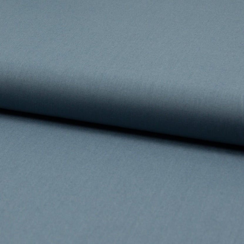 Bio Popeline dusty blue