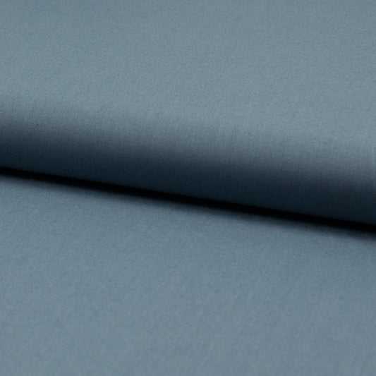 Bio Popeline dusty blue