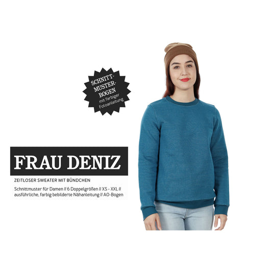 FRAU DENIZ Sweater | Papierschnitt