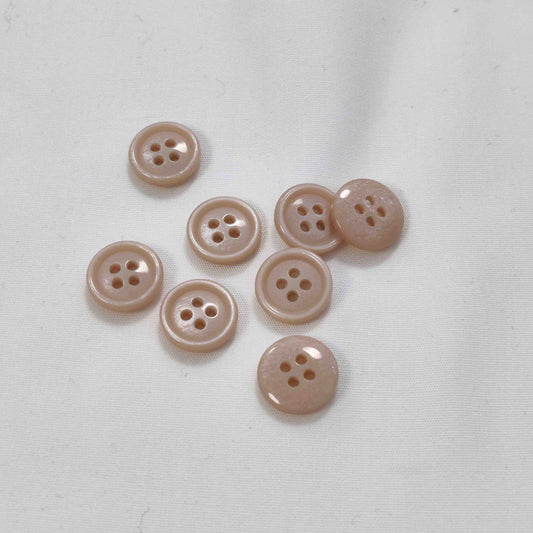Polyesterknopf mit Rand 4-Loch, 13 mm