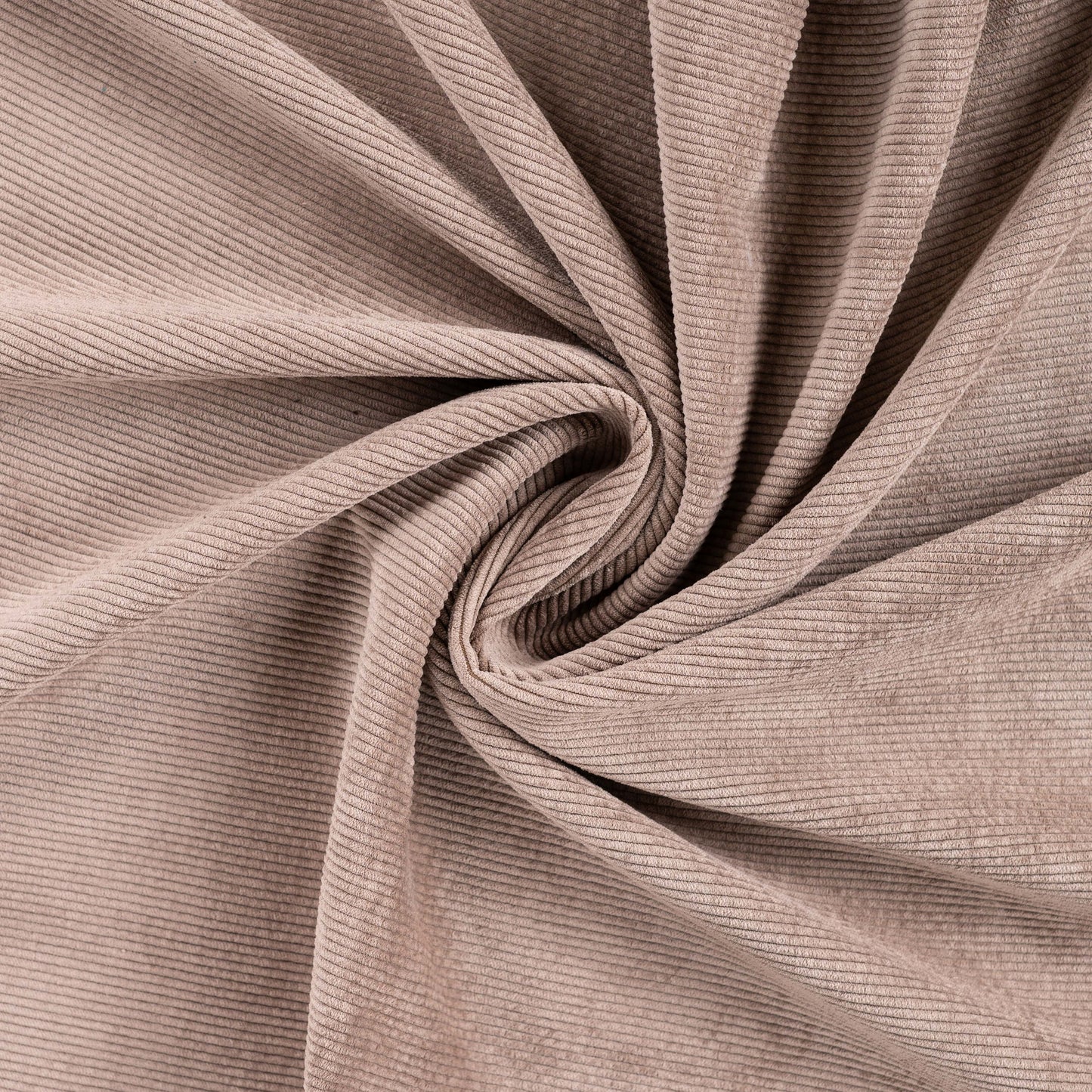 Washed Corduroy Bonded Stoff, außen Cord mit Rippenstruktur, innen weiches Kunstfell. Ideal für Jacken, Mäntel, Taschen und Wintermode.