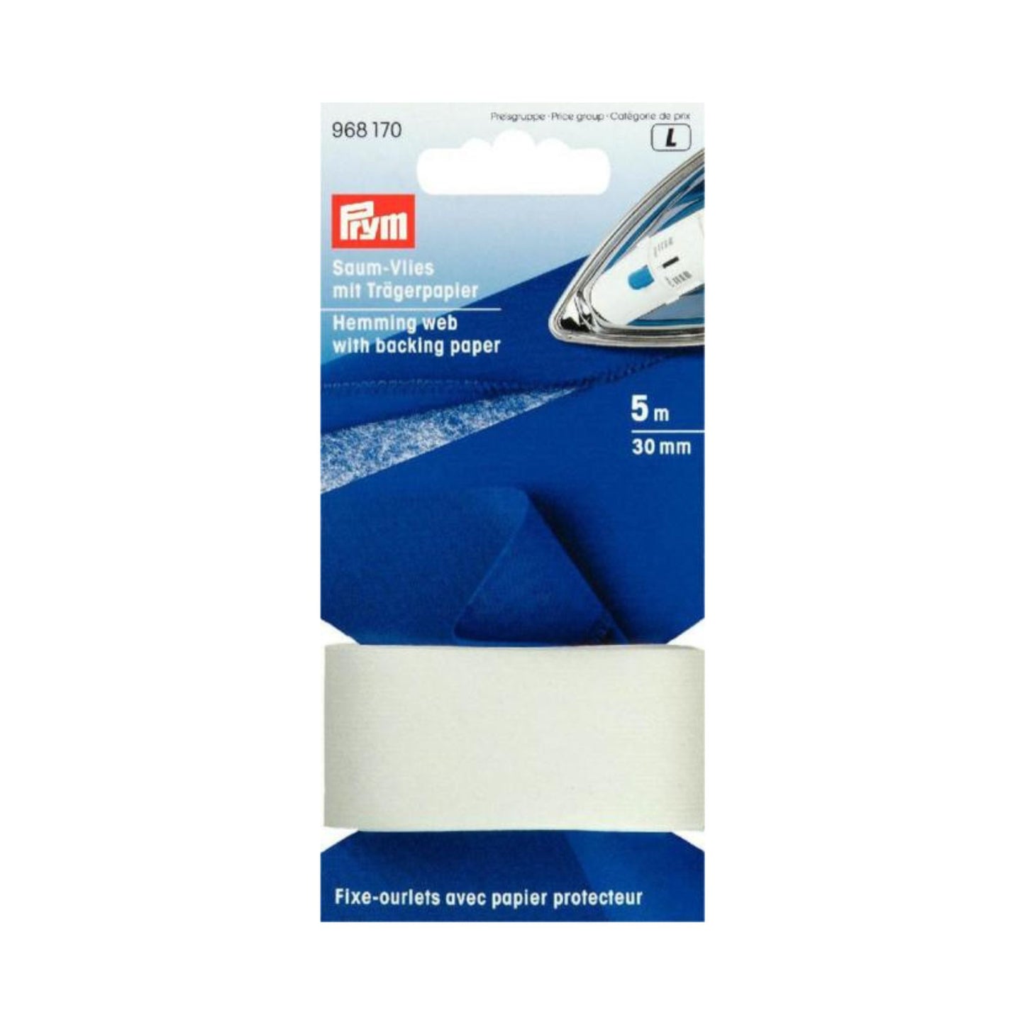 Peym Saumvlies mit Trägerpapier 30 mm