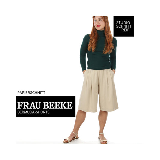FRAU BEEKE Bermudashorts | Papierschnitt