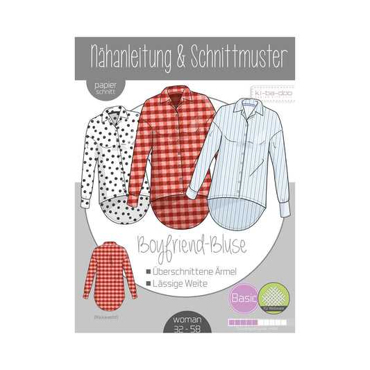 Ki-Ba-Doo Schnittmuster Boyfriend Bluse