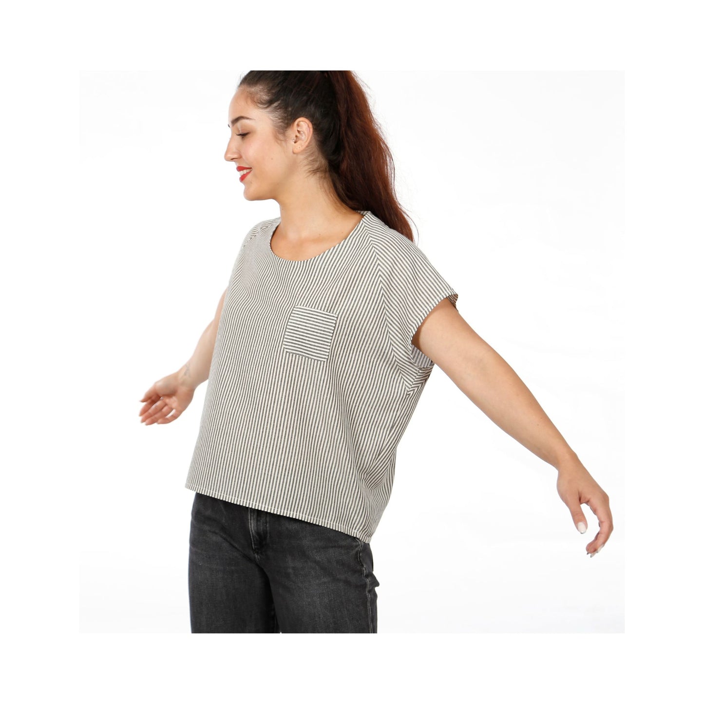 Schnittmuster einfache Damen Bluse Schnittreif
