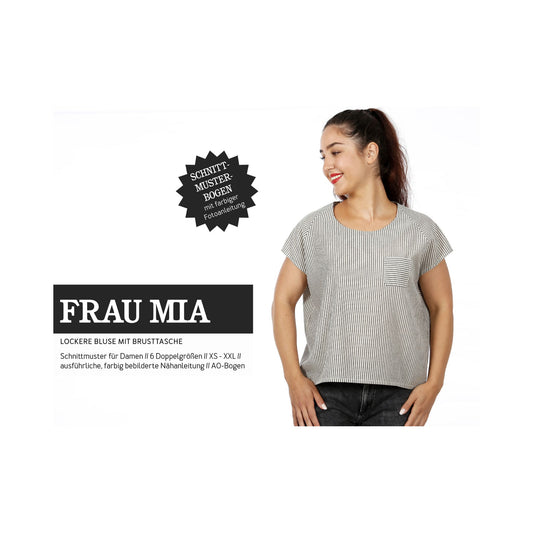 Schnittmuster einfache Damen Bluse Schnittreif