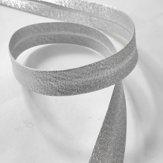 silbernes Schrägband