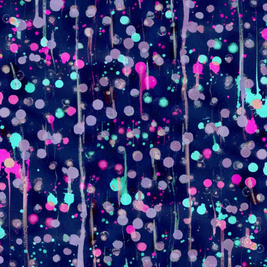 Softshell rainy print Mis Dots