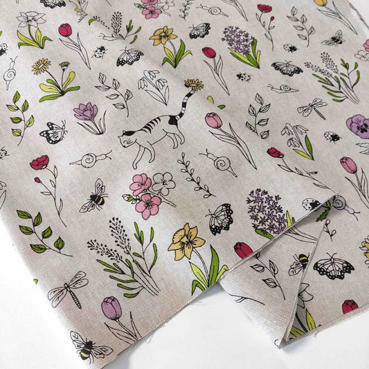 Half Panama Premium Spring Doodle Time