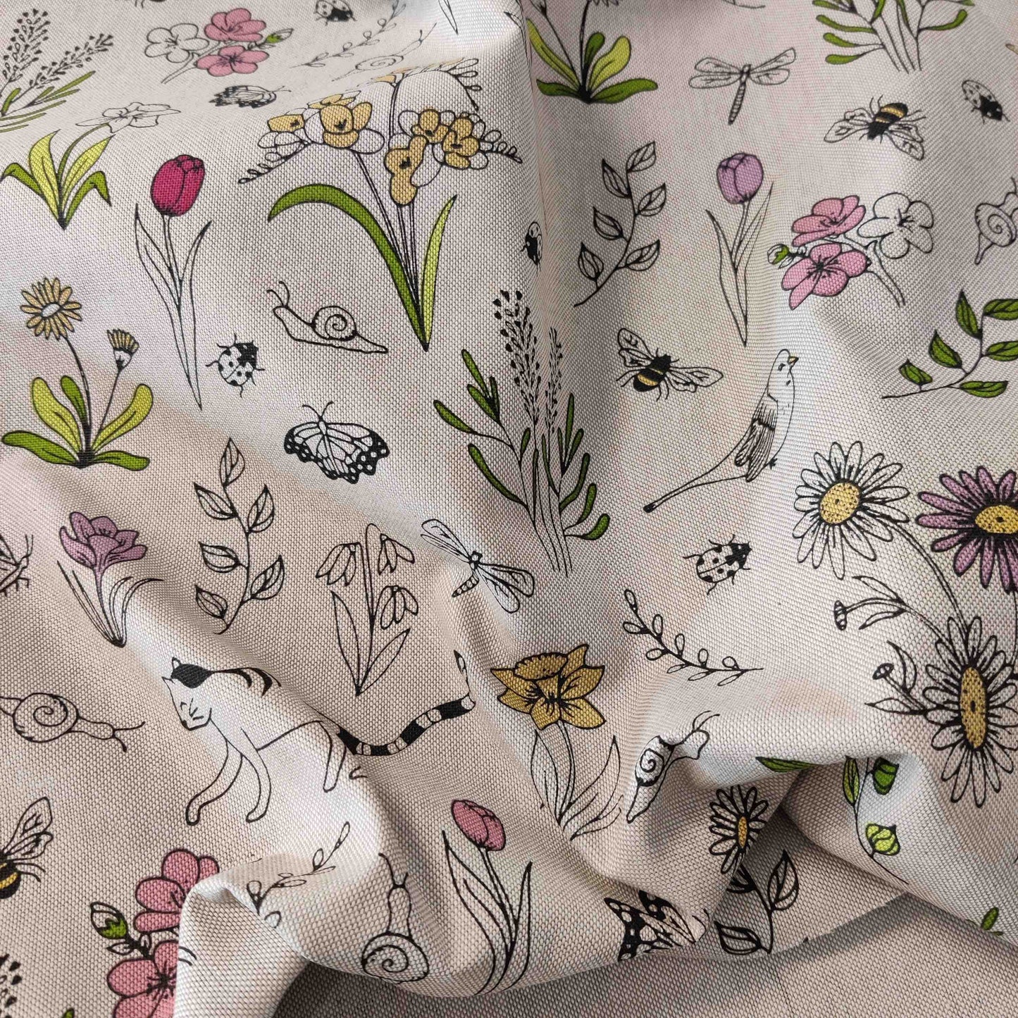 Half Panama Premium Spring Doodle Time