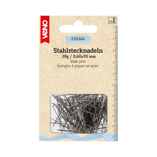 Stahlstecknadeln 0,6 30 mm