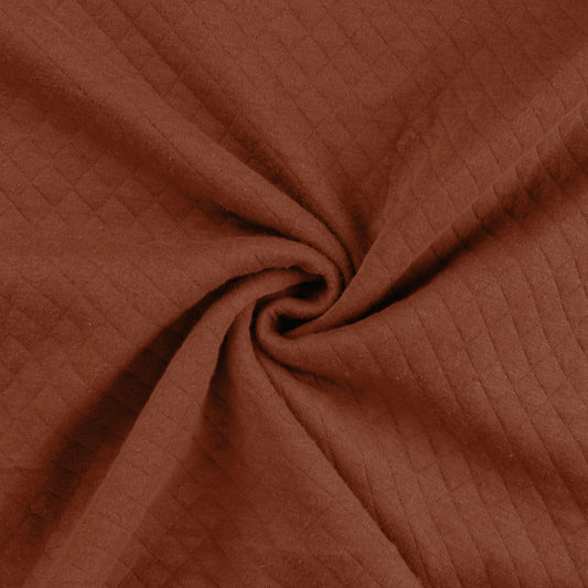 Gesteppter Sweatstoff rost