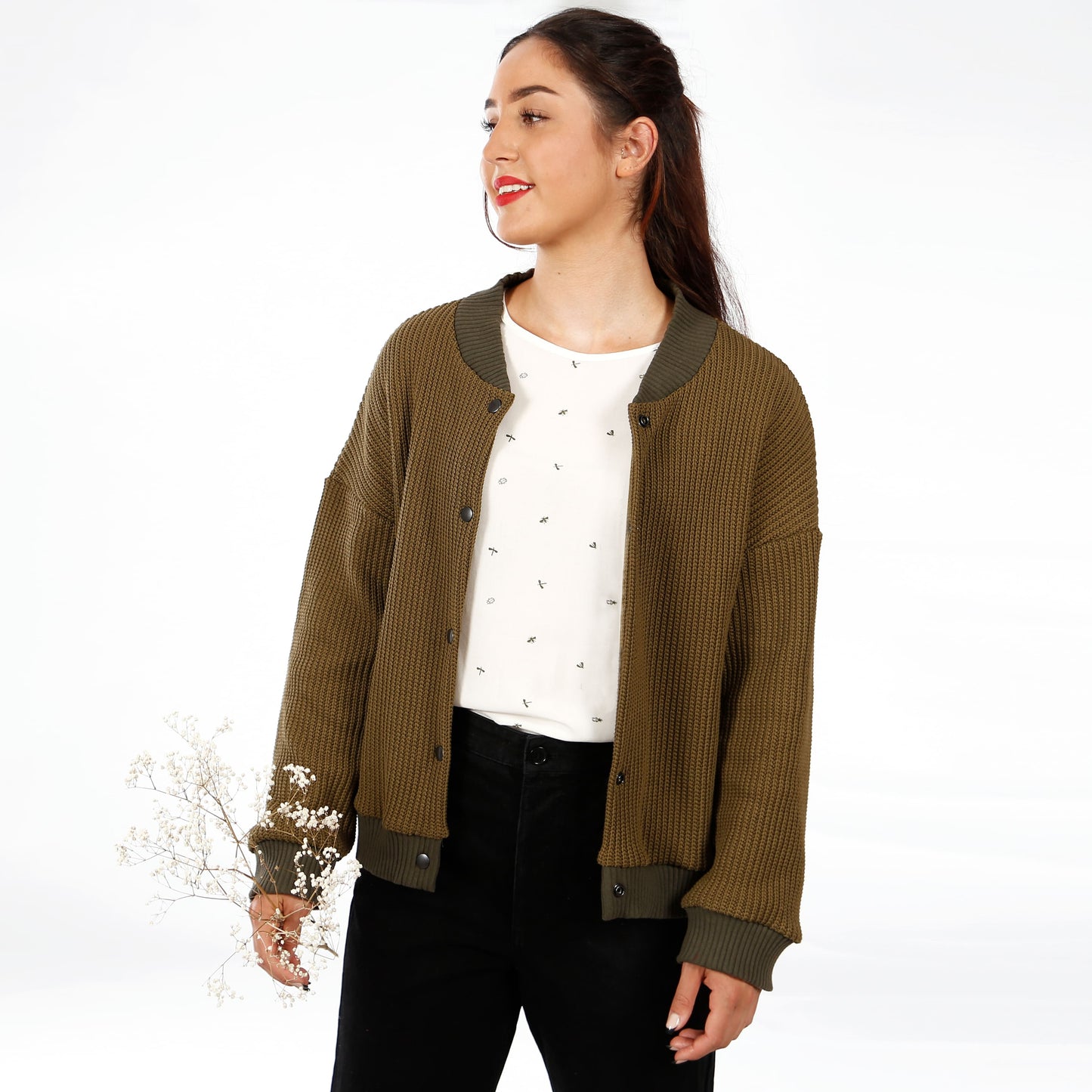 FRAU AYLA Cardigan | Papierschnitt