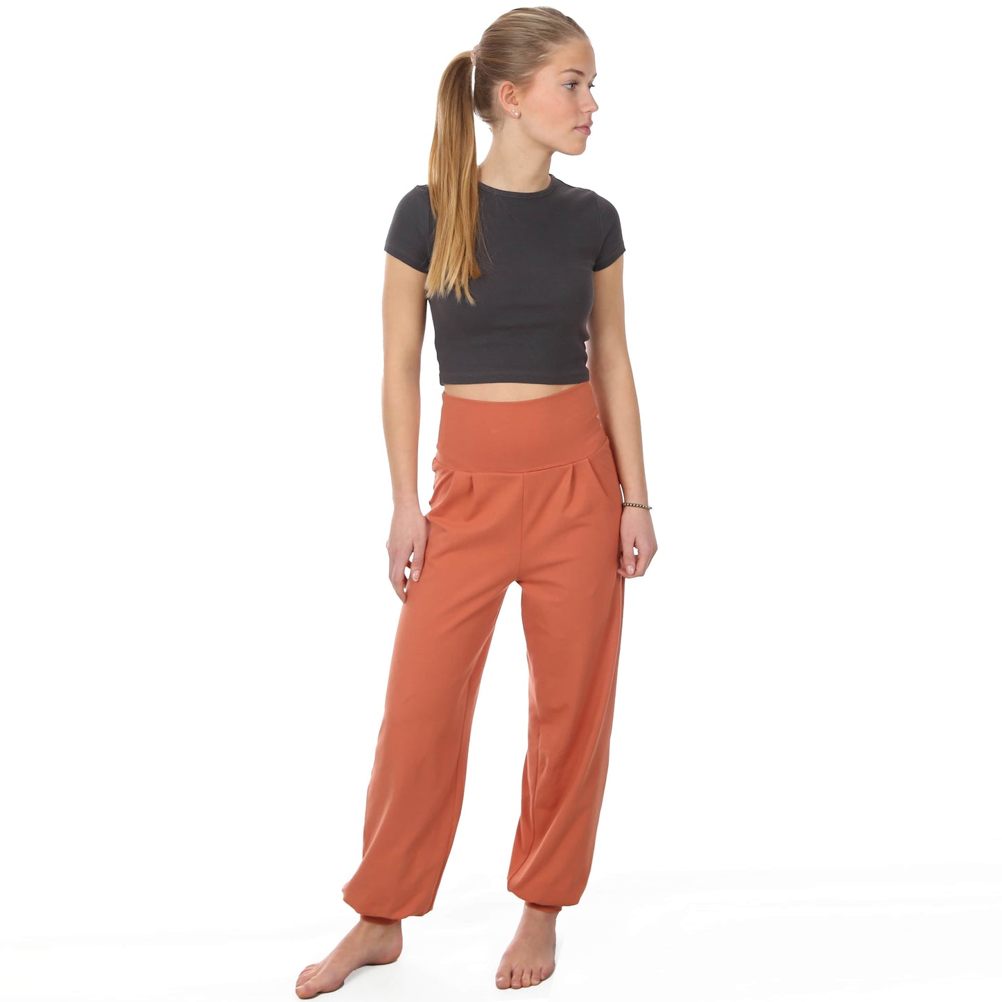 Schnittmuster Yogahose Frau Geli