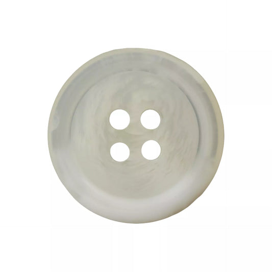 Prym Polyesterknopf 4-Loch mit Rand, 15 und 20 mm