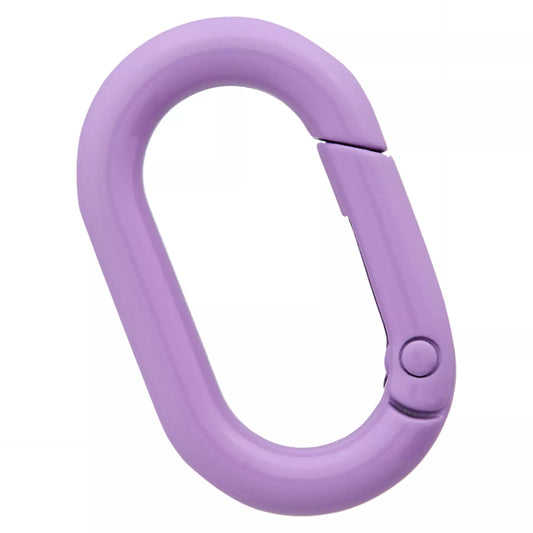 Prym Karabiner oval 25 mm – lila, blau & schwarz