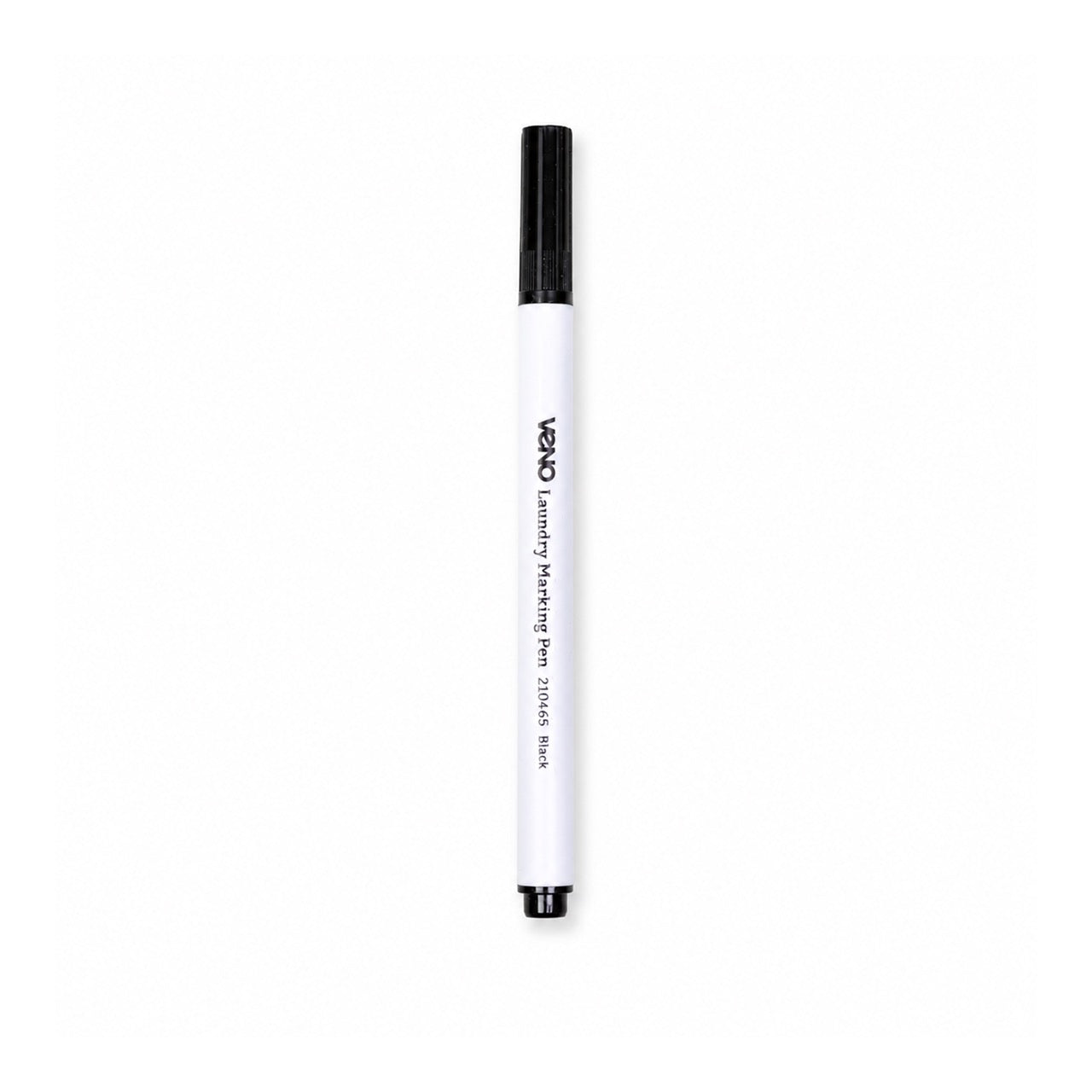 VENO Wäschemarkierstift Permanent in Schwarz mit 1-mm-Spitze für Textilien