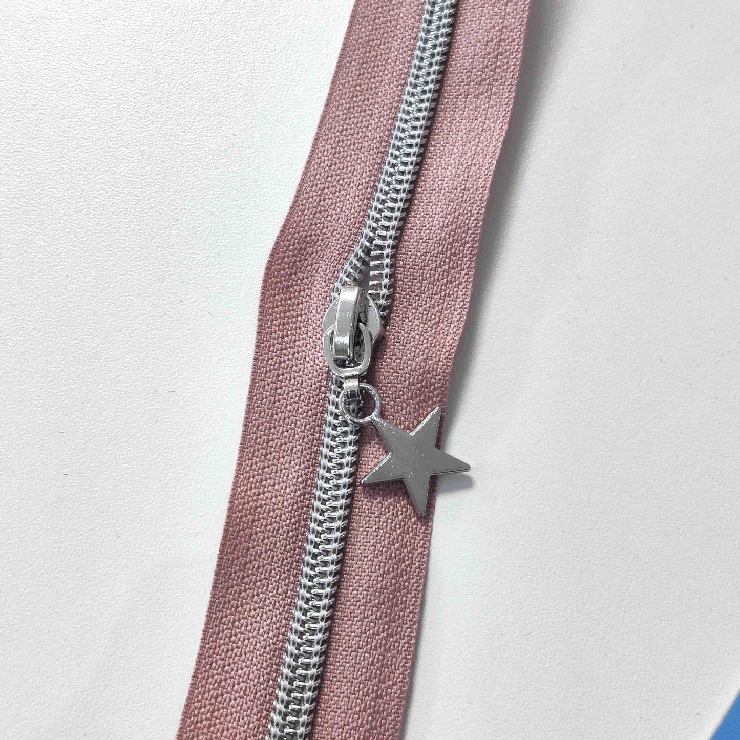 Bügelschieber 6 mm Spiral-RV – Autolock, Stern Silber