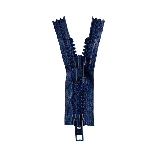 Zweiwege-Reißverschluss blau 65 cm