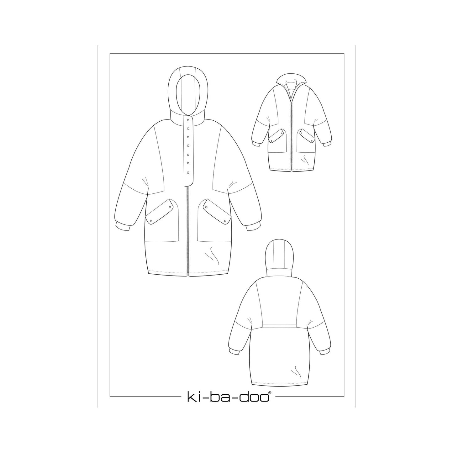 Schnittmuster O-Shaped Parka Willa