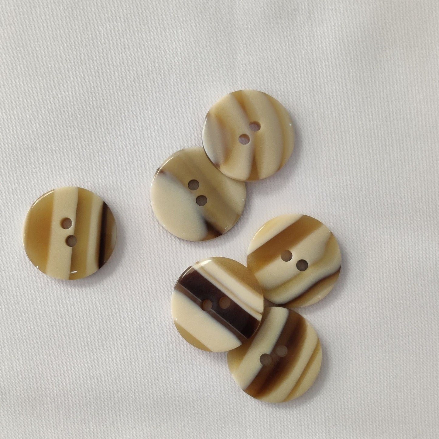 Polyesterknopf Trench 2-Loch 25 mm