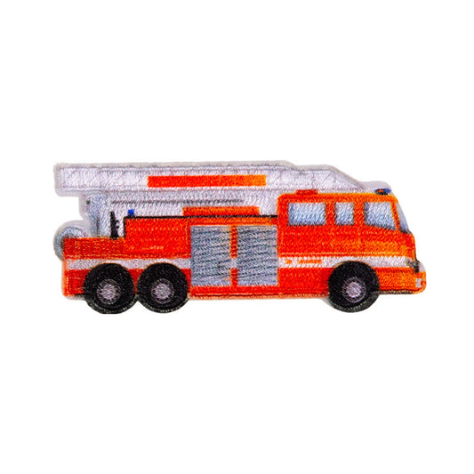 Applikation Bügelbild Feuerwehrauto