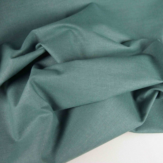 Beschichtete Baumwolle uni dark aqua