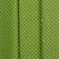 Beschichtete Baumwolle mit Punkten grün