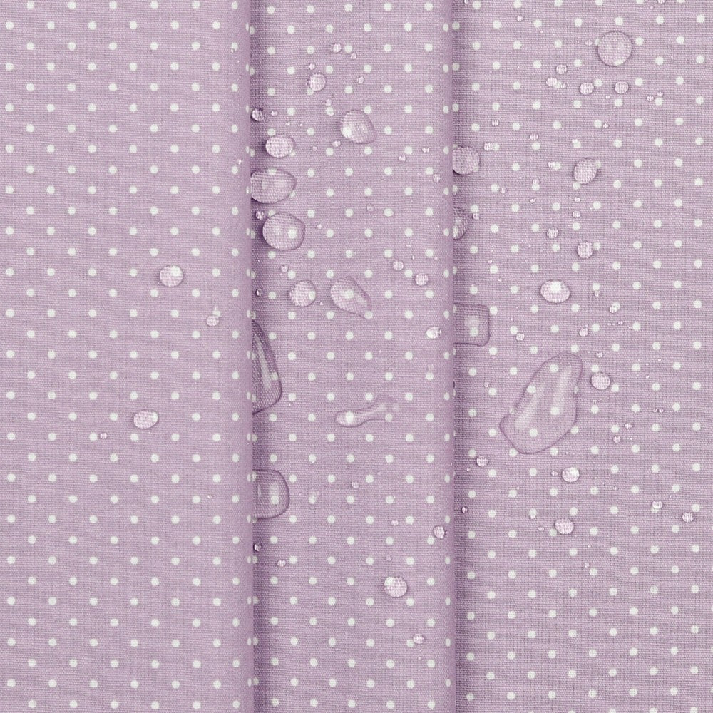 Beschichtete Baumwolle mit Punkten violett