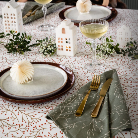Stoffe für Tischwäsche Weihnachten