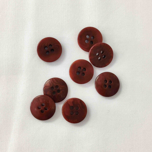 meetMILK Corozo Knopf 15mm pecan