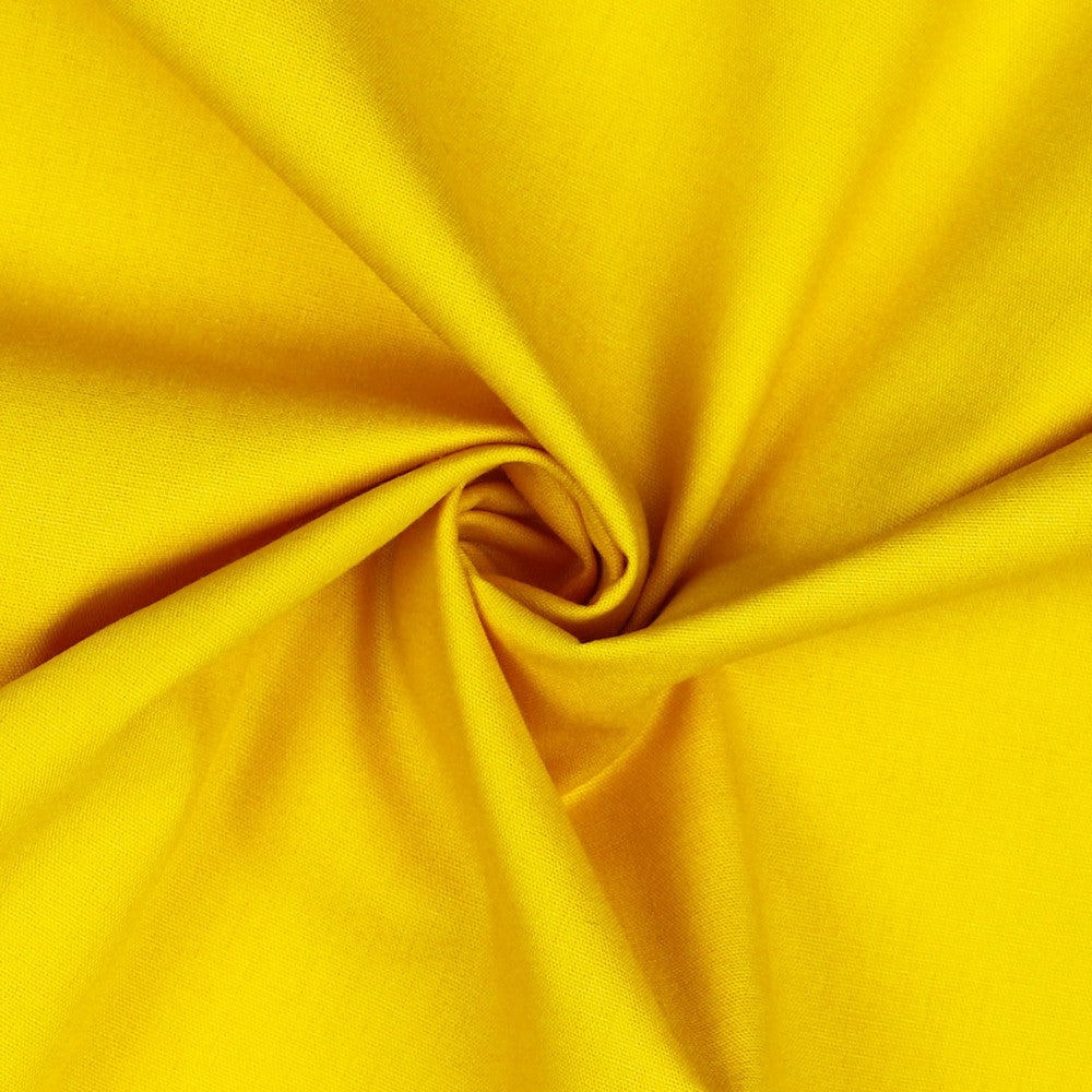 Cotton Poplin lemon gelb
