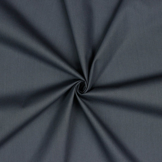 Cotton Poplin dark grey
