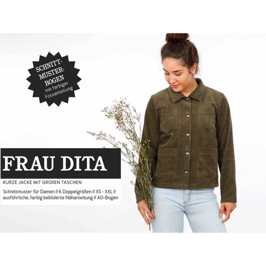 Studio Schnittreif Schnittmuster Jacke Frau Dita