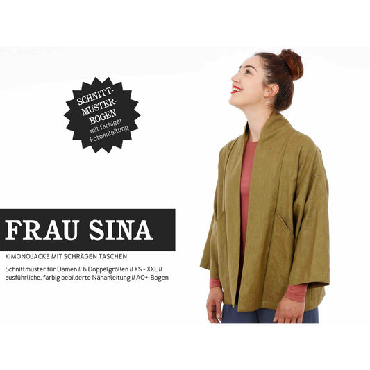 Studio Schnittreif Schnittmuster Jacke Frau Sina