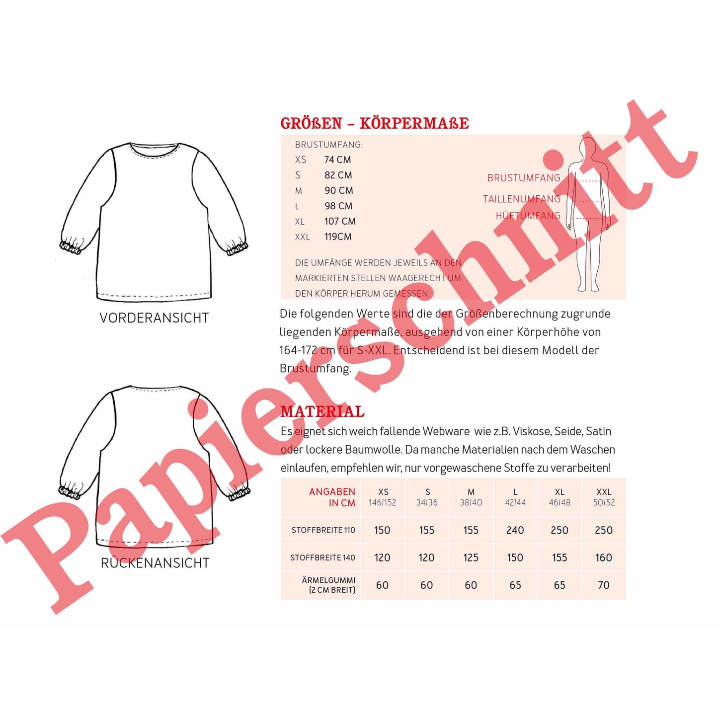 Studio Schnittreif Bluse Frau Holly