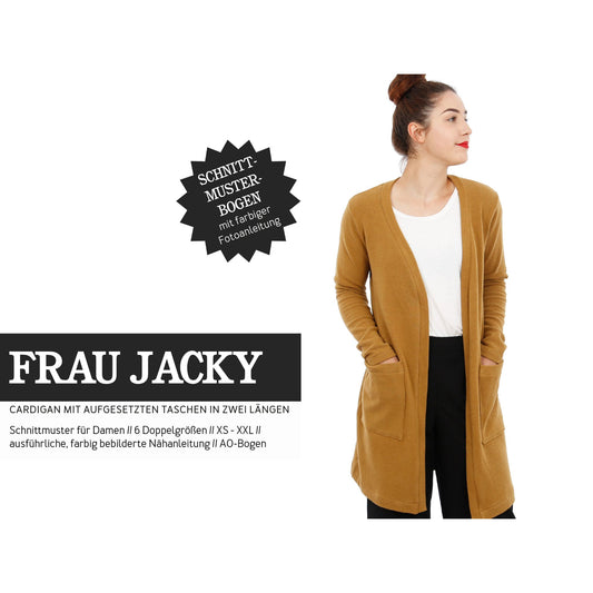 Studio Schnittreif Cardigan Frau Jacky