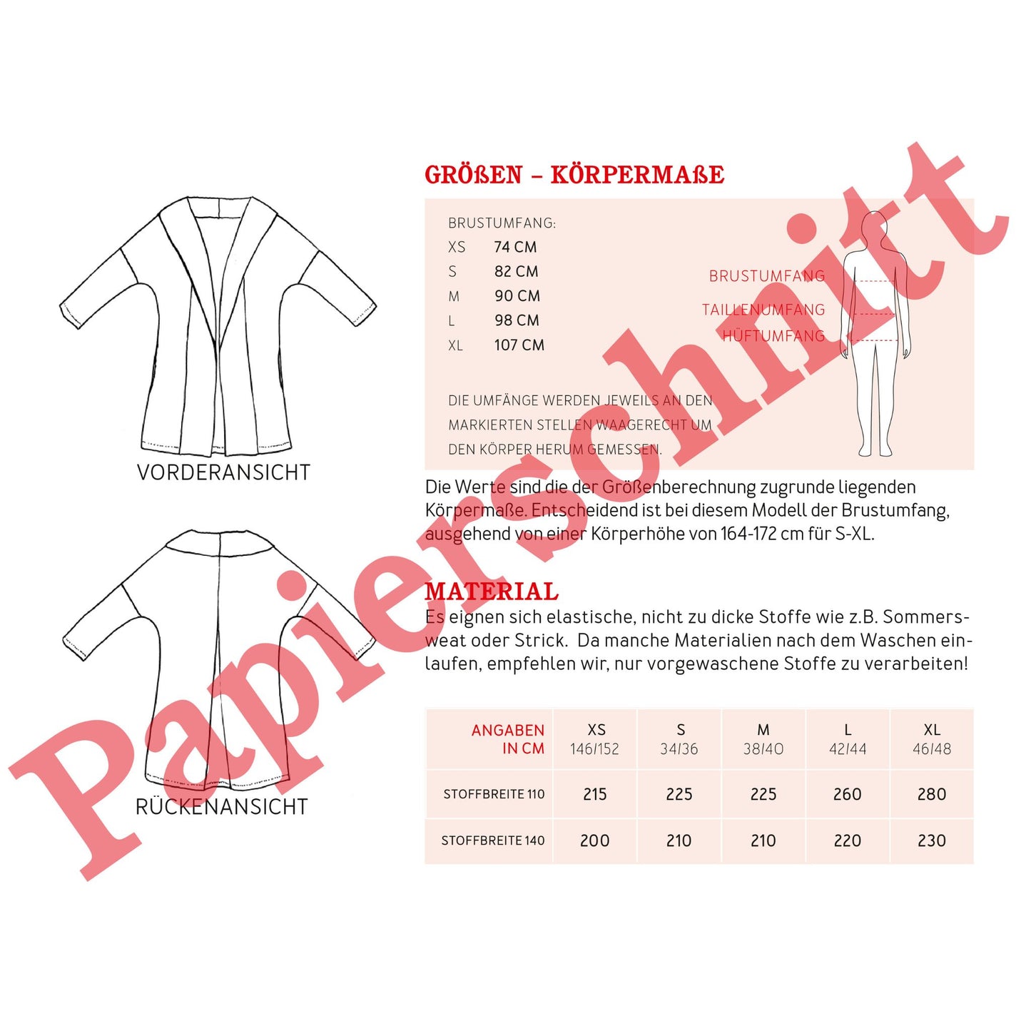 Studio Schnittreif Sweatjacke Frau Kati