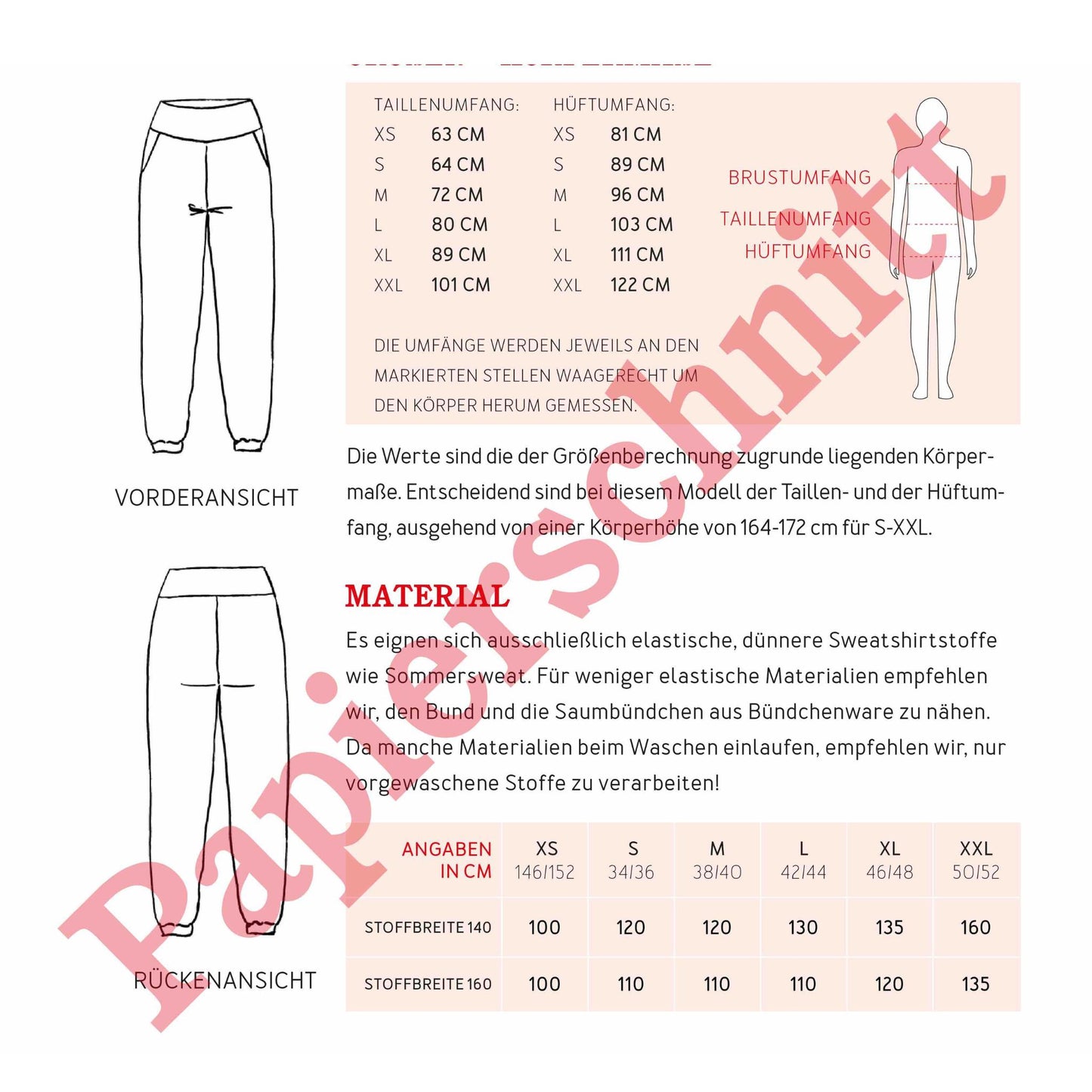 Studio Schnittreif Jogginghose Frau Nelli