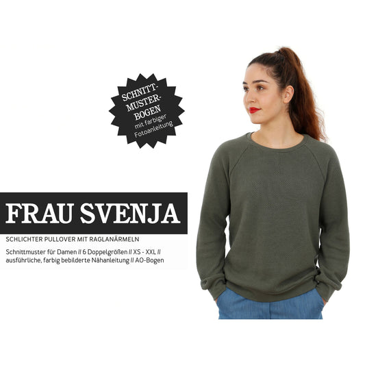 FRAU SVENJA Raglanpullover | Papierschnitt