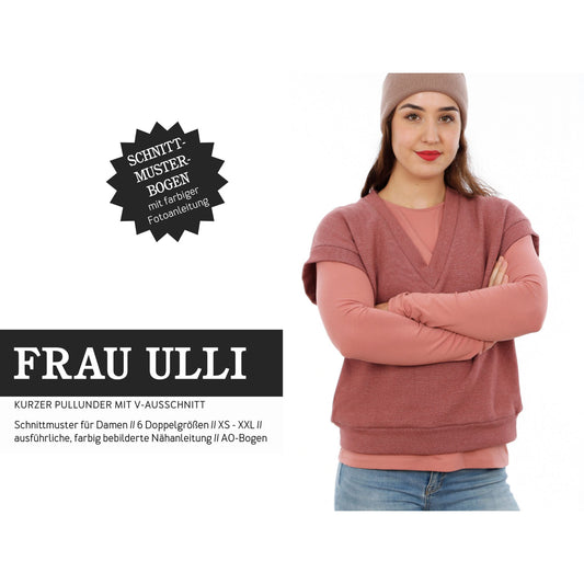 Studio Schnittreif Pullunder Frau Ulli