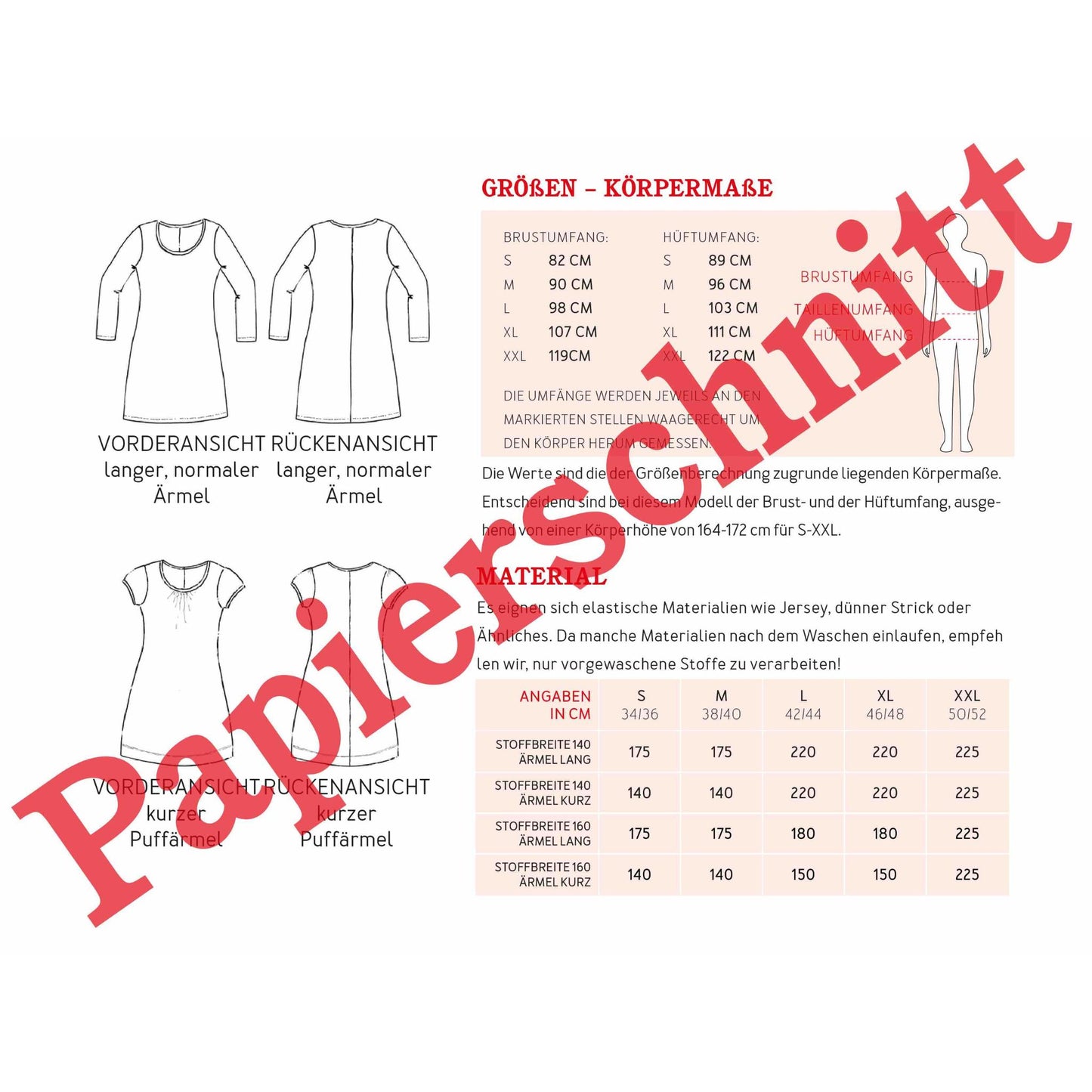 Studio Schnittreif Kleid Frau Vlieland