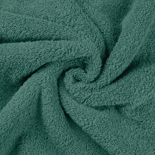 Frottee uni dark dusty mint