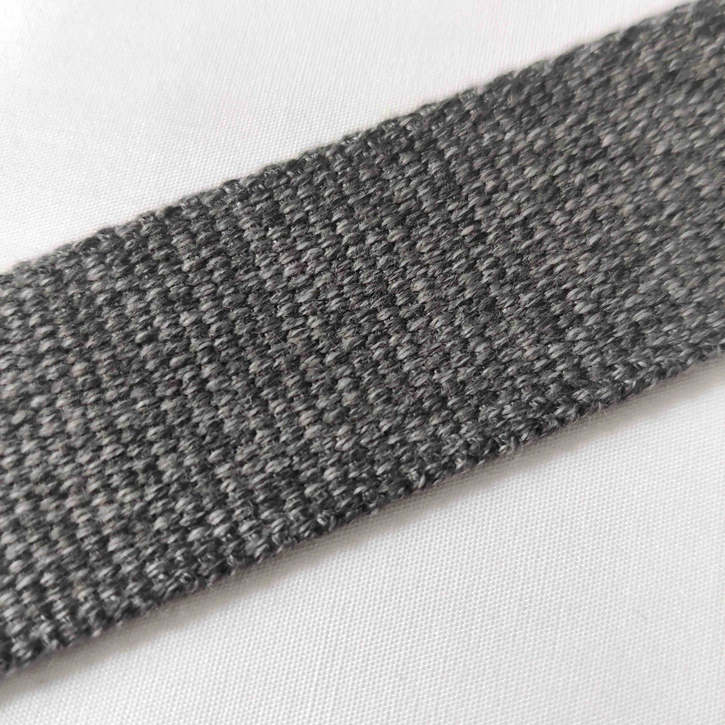 Gurtband grau melange 30 mm