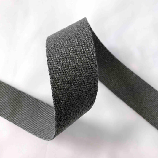 Gurtband Melange Uni 40 mm