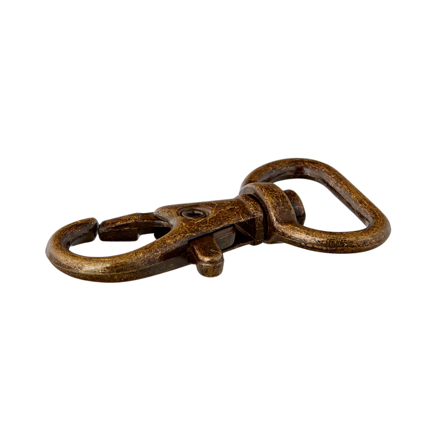 Karabinerhaken 20 mm altmessing