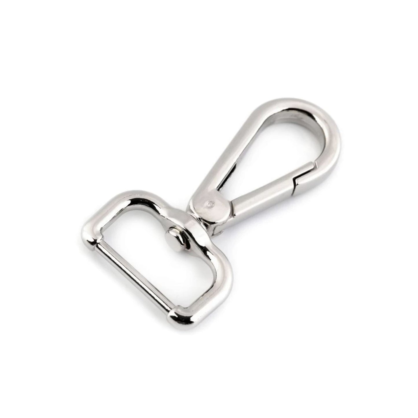 Karabinerhaken 25 mm silber