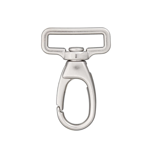 Karabinerhaken 30 mm silber